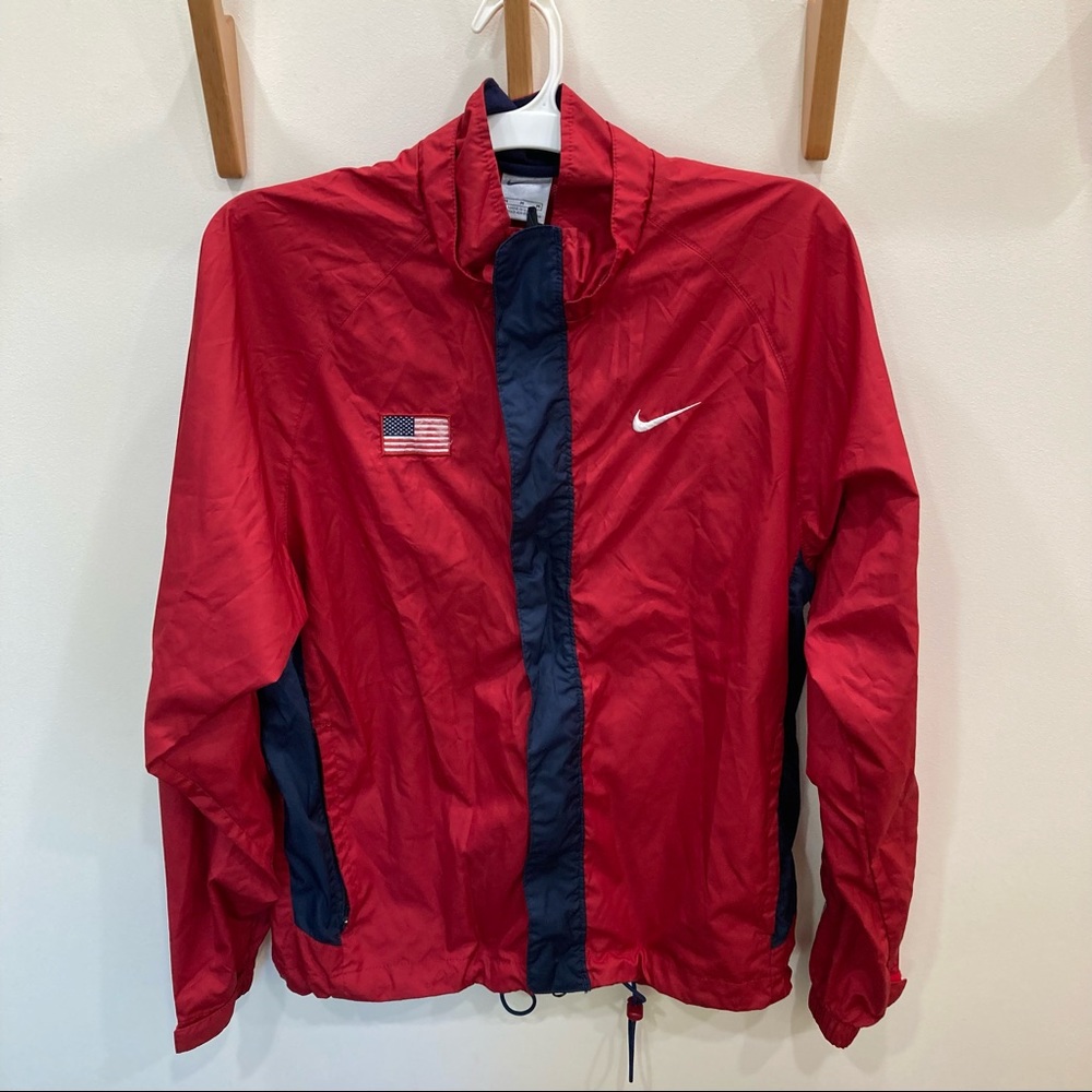 Nike Team USATF Windbreaker Track Jacket, men’s medium
